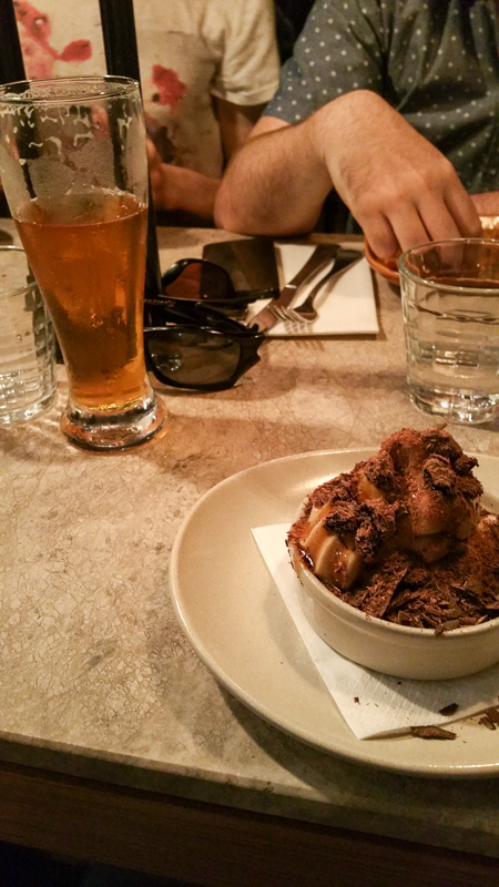 I ordered a beer with my ice cream. Am I doing Leigh street right? Or was this Peel street...