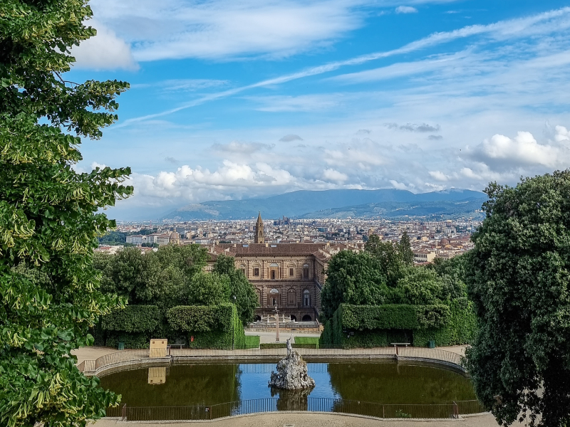 View from the top of Boboli Gardens