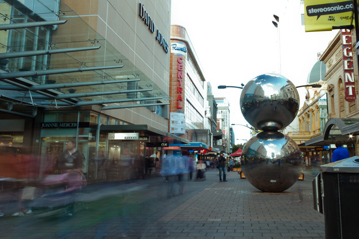 Rundle Mall. Adelaide, SA.